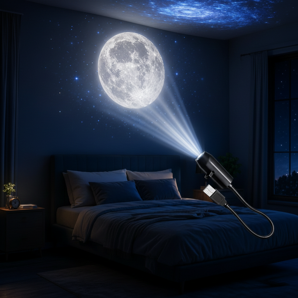 Moon with Projector