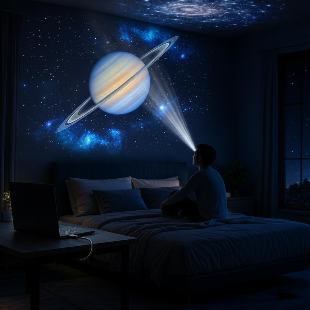 Saturn with Projector